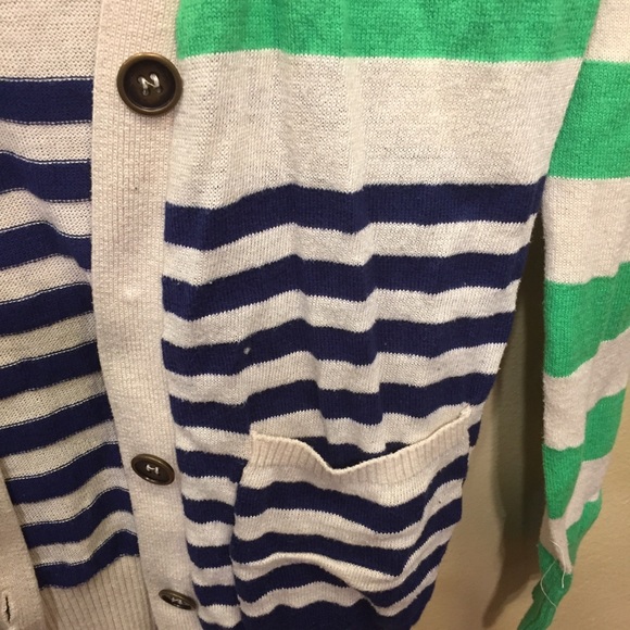 Blue and Green Cardigan - Picture 2 of 3